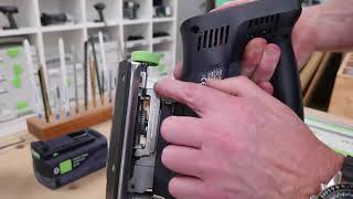 Festool Plungecut Saw TS 60 K Functions amp Blade Change [upl. by Ainedrag]