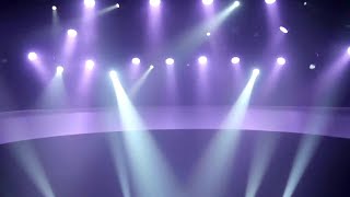 Disco Lights Effect on Screen Fast Night Party Stage [upl. by Edge]