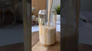 Cinnamon salted caramel protein shake 🤎✨ postworkout proteinshake highprotein easyrecipe drink [upl. by Olegnaed]