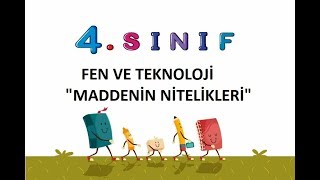 4 Sınıf Maddenin Nitelikleri 10dk [upl. by Julietta]