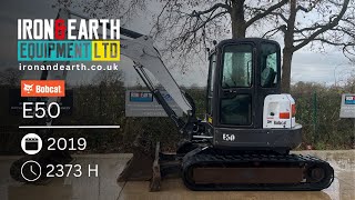 2019 Bobcat E50 5 Tonne Excavator [upl. by Ryder]