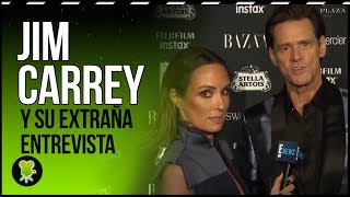 La incómoda entrevista a Jim Carrey en la NYFW traducida al español [upl. by Israeli]