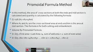 Estimating Costing earthwork computation by Prismoidal Formula and Trapezoidal formula [upl. by Repotsirhc769]