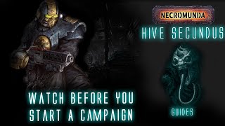 Watch Before you start your Campaign  Hive Secundus Underhells Campaign  Necromunda Battle Report [upl. by Bissell]