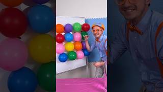 Pop the BALLOON Sink or Float with Blippis CANDY Surprise blippi shorts [upl. by Enelram]