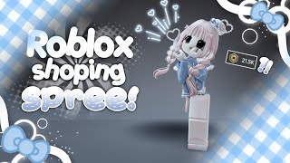 ꒰ 21k Roblox shopping spree ꒱ [upl. by Nassir]