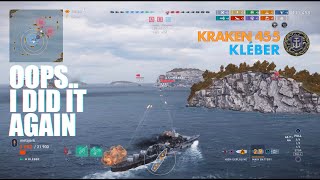 Lets Talk About Your Big Buff Kléber Kraken 455  World of Warships Legends [upl. by Ytitsahc]