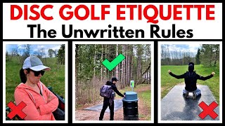 The Dos and Donts of Disc Golf ETIQUETTE [upl. by Enilamme]