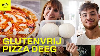 🍕😋 Glutenvrij pizzadeeg met Luca Fabozzi  Sofie Dumont [upl. by Akirdna]