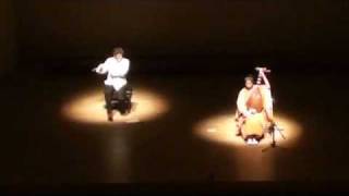 Heike Monogatari excerpt  Duo UedaOffermans Miyoshi Japan [upl. by Yenobe]