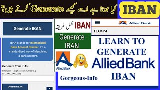 How to generate Allied Bank IBAN number Online 2021 New update [upl. by Acey]