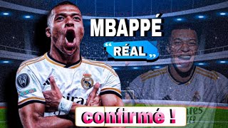 mbappe au real madrid cest officiel [upl. by Haleak]