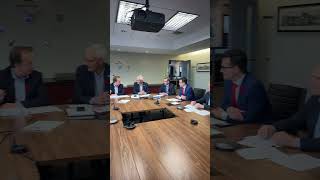 Northern Mayors of Sudbury North Bay Sault Ste Marie amp Thunder Bay meet at City Hall [upl. by Drahcir]