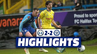 Highlights  FC Halifax Town 22 Dale [upl. by Woodie]