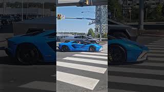 Lamborghini vs Cybertruck🔥 car lamborghini shortsvideo shortvideo shorts tesla cybertruck [upl. by Nnel]