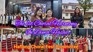 The 1st Choral Harmony In DimaHasao District Library Auditorium Haflong 3624 [upl. by Temme]