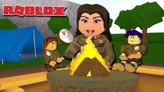 SCHOOL CAMPING TRIP  Amberry High School  Bloxburg  Roblox Roleplay [upl. by Lagas]