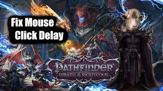 Pathfinder Wrath of the Righteous  How to fix delay on clicking portraits  selection delay [upl. by Navaj]