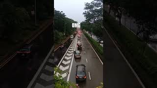 Singapore Bukit timah traffic on rainy day ytshorts singapore [upl. by Granger101]