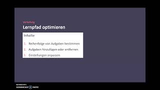 itslearning Tutorial Der Lernpfad vertiefendes Video [upl. by Sarita]