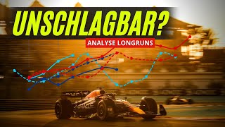 LongrunAnalyse Abu Dhabi Ist Verstappen unschlagbar [upl. by Onivag337]