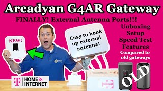 ✅ NEW Gateway with External Antenna Ports  TMobile 5G Home Internet Arcadyan TMOG4AR  Unboxing [upl. by Tselec353]