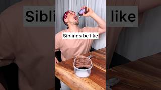 How to share CHOCOLATE ICE CREAM with your sibling properly☺️❤️🍦 CHEFKOUDY [upl. by Male329]