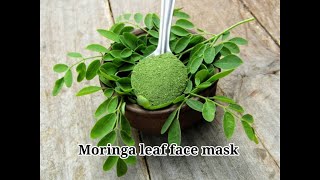 2 simple method  Moringa leaf 🍃 facepack for glowing skin  if you like subscribe to my channel [upl. by Yssirk]