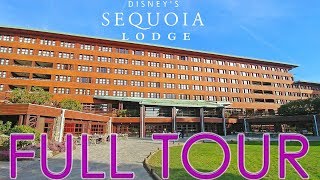 4K Disneys Sequoia Lodge  Full Tour  Disneyland Paris [upl. by Quinn]