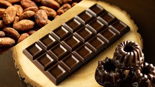 How to make Bean to Bar Chocolate using cacao beans and sugar [upl. by Templas]