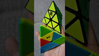 QiyiTriângulo Speed Magic Cube Puzzles Brinquedos Colorido 3x3x3 [upl. by Moyna]