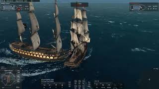 Naval Action PvP battle Rattvisan vs Redoutable [upl. by Braeunig752]