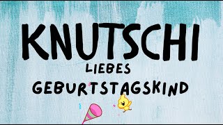 Knutschi liebes Geburtstagskind  Geburtstagslied  Geburtstag Party  Kinderlied  Zwergenmucke [upl. by Lehte]