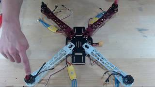 Installing Motors to Drone Frame [upl. by Alegnave986]