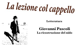 Letteratura  Giovanni Pascoli La ricostruzione del nido [upl. by Annekam284]