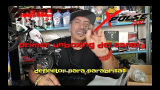 Unboxing he instalación de deflector universal para parabrisas unboxing [upl. by Leopold]