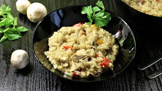 Perfect Italian Risotto Rice Recipe without Cheese [upl. by Lenno536]