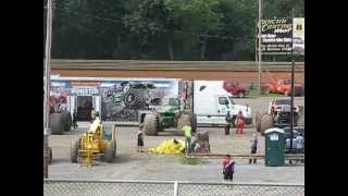 Grave Digger Freestyle  Monster Jam  Hagerstown Speedway 2012 [upl. by Hairahs442]