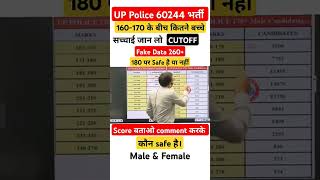 UP police constable safe score kya hai 🤔🤔🤔🤔 [upl. by Iclehc965]