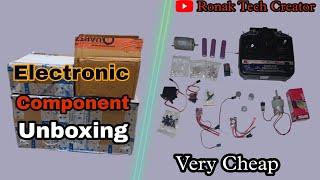 Electronic Component Unboxing  Very Cheap Price  Ct6b Transmitter  Full Review  Dc Motor [upl. by Anivas]