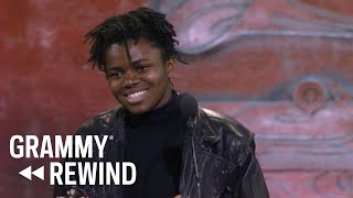 Tracy Chapman Wins Best New Artist At The 1989 GRAMMYs  GRAMMY Rewind [upl. by Ahsieket]