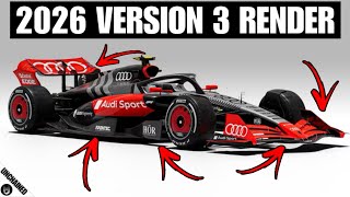 First Look At Official 2026 Render F1 Car Version 3 And Everything We Need To Know [upl. by Niffirg225]