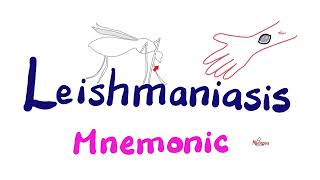 Leishmania Mnemonic Leishmaniasis Protozoa Female Sandfly Vector  Mnemonics Playlist [upl. by Aindrea214]