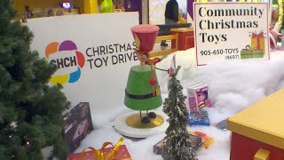 CHCH Toy Drive well underway at Seaway Mall in Welland [upl. by Connell]