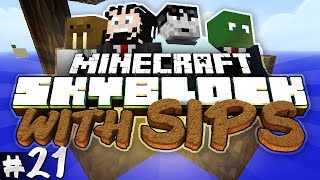 Minecraft Skyblock with Yogscast Sips 21  Double Trouble [upl. by Grochow79]