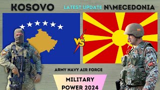 Kosovo vs North MacedoniaMilitary Power Compaerison 2024  North Macedonia vs Kosovo Military Power [upl. by Mensch918]