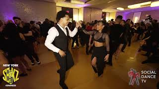 New York SBKZ Congress  Charlie Garcia amp Julissa Pena Social Dancing 2024 [upl. by Rednijar469]