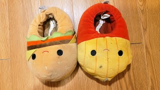 Adorable amp Cozy Squishmallow Slippers Review 🧸✨ [upl. by Nossah46]