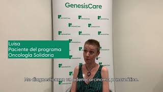 Testimonio de Luisa paciente de cáncer de páncreas [upl. by Kory]