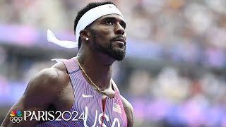 Kung fu Kenny Bednarek makes quick work of 100m heat to open 2024 Paris Olympics  NBC Sports [upl. by Ikilisav]